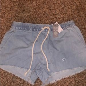 Denim shorts